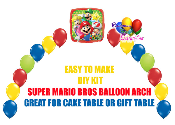 Super Mario Brothers Balloon Arch DIY Kit