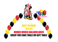 Disney Red Minnie Mouse Birthday Balloons