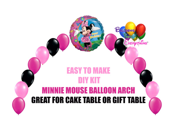 Minnie Mouse Birthday Balloon Arch DIY Kit