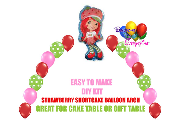 Strawberry Shortcake Balloon Arch DIY Kit