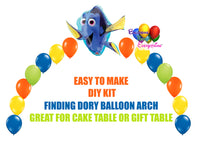 Finding Dory Birthday Balloon Arch Party Decoration