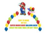Super Mario Brothers Balloon Arch Party Decorations