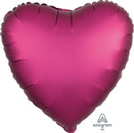 Hot Pink Satin Heart Balloon