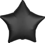 Black Satin Star Balloon