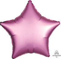 Pink Satin Star Balloon