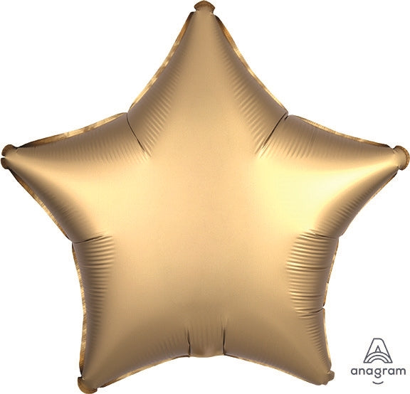 Gold Satin Star Balloon