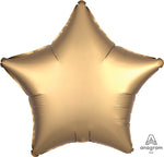 Gold Satin Star Balloon