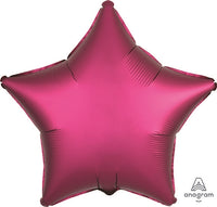 Hot Pink Satin Star Balloon