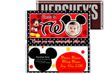Mickey Mouse 2nd Birthday Candy Bar Wrapper