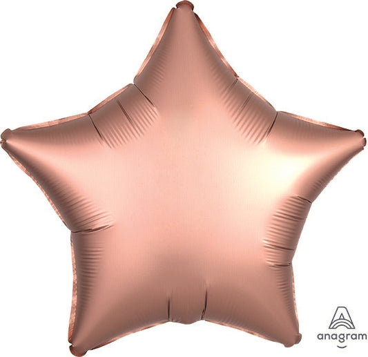 Rose Gold Satin Star Balloon