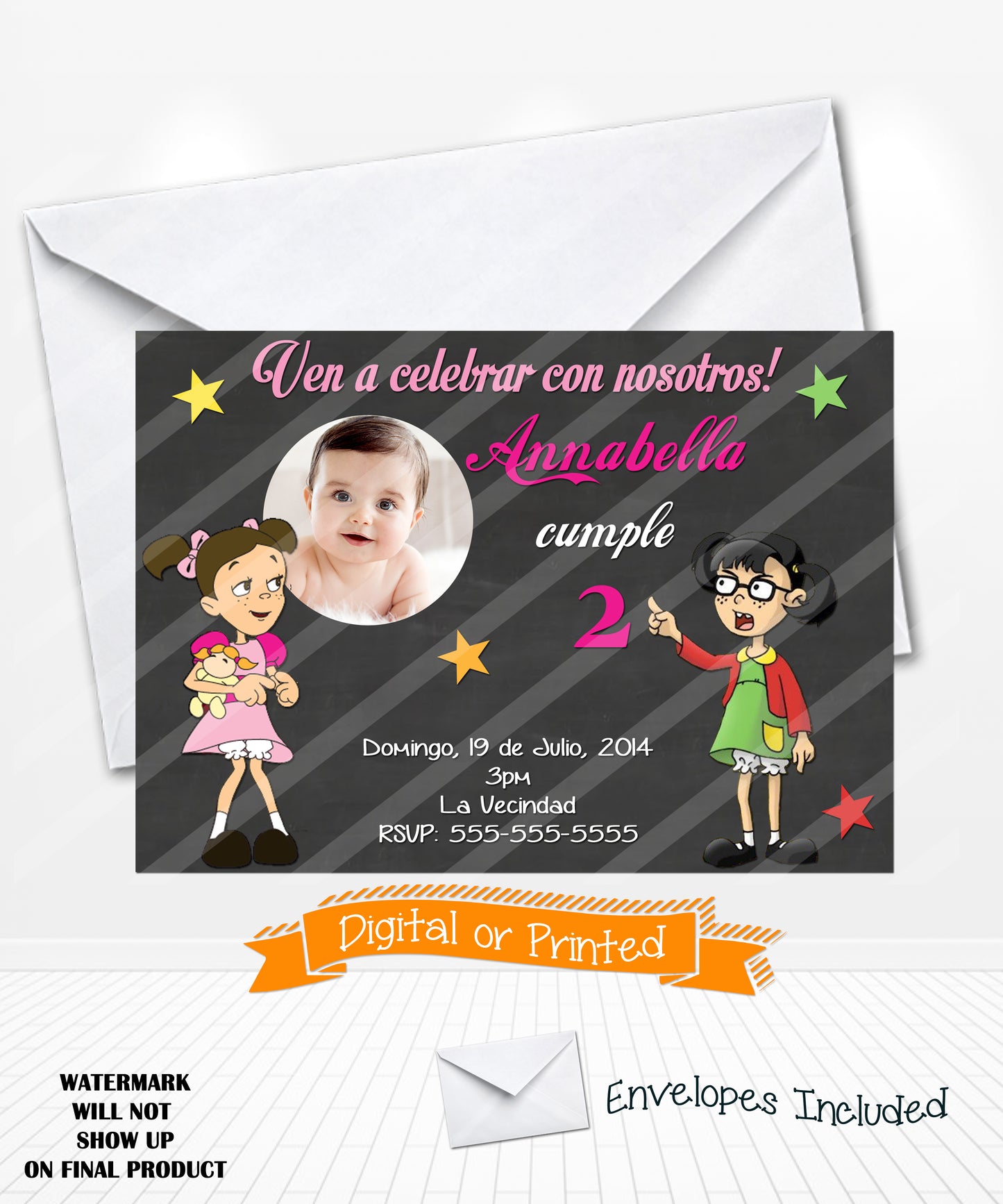 La popis birthday invitations