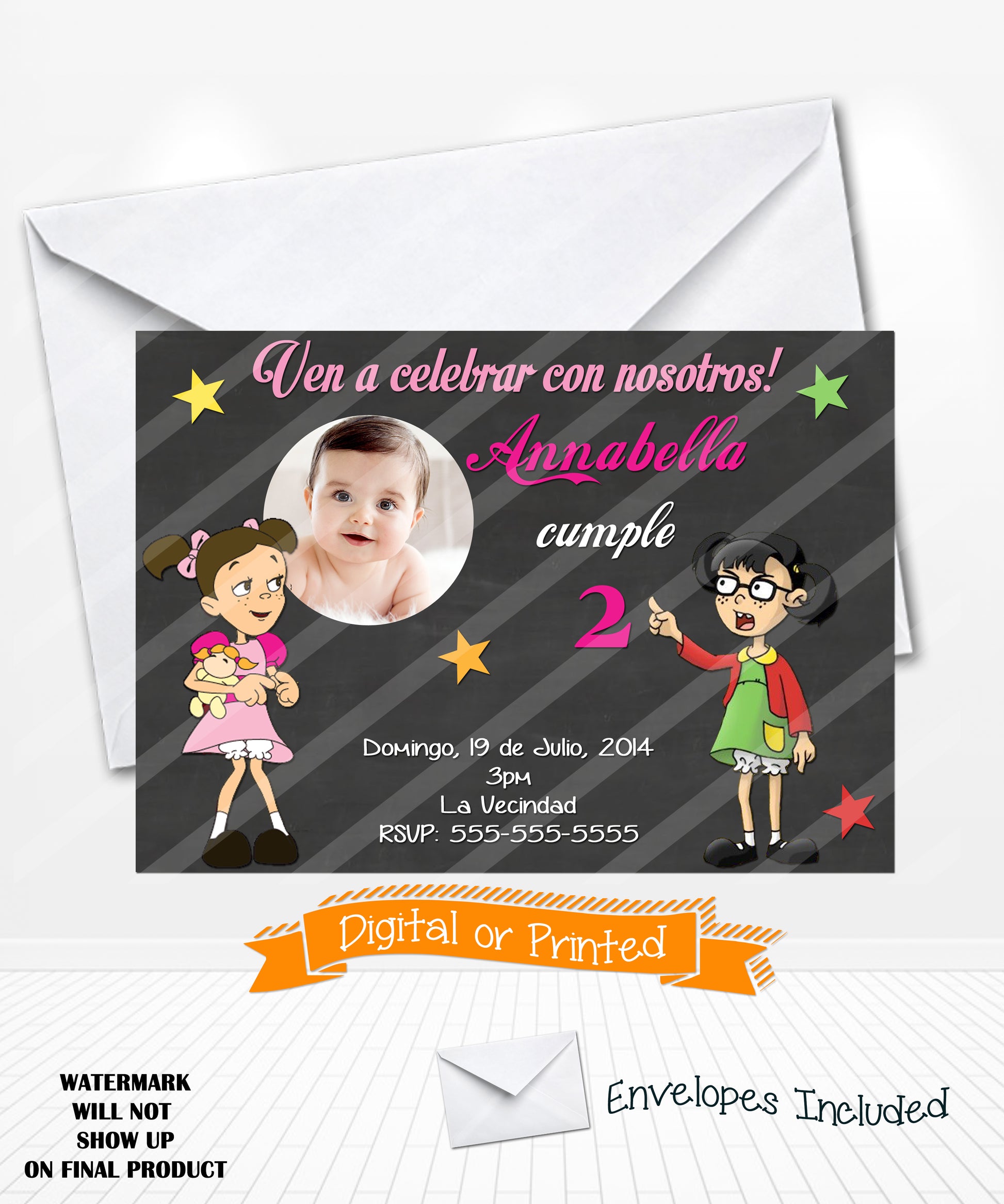 La popis birthday invitations