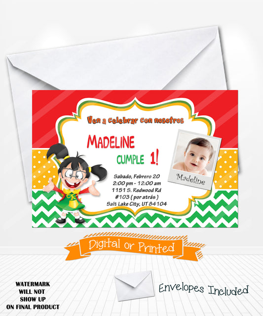 La Chilindrina Birthday Invitations