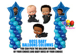 Boss Baby Birthday Party Balloon Columns Baby Shower