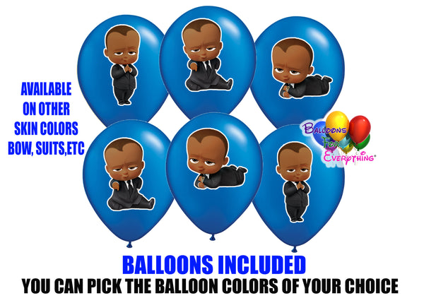 Afro American Boss Baby Balloons 
