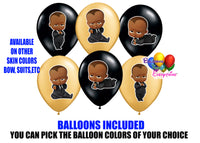 Boss Baby Afro American Balloons 