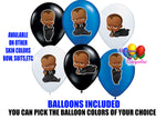 Afro American Boss Baby Latex Balloons 