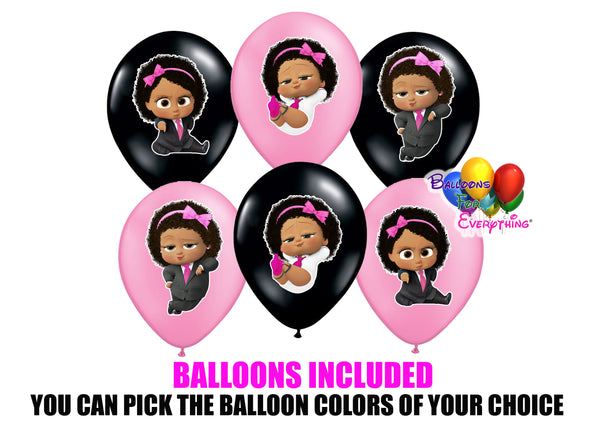 Boss Baby Latina Birthday Balloons
