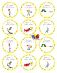 Story Book Baby Shower Cupcake Toppers