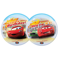 Disney Cars Lightning McQueen Bubble Balloon 22"