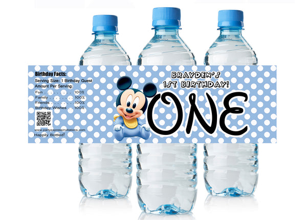 baby-mickey-1st-birthday-water-bottle-labels-balloonsforeverythingonline for Free Printable Elmo Water Bottle Labels Baby Mickey 1st Birthday Water Bottle Labels – Balloonsforeverythingonline for Free Printable Elmo Water Bottle Labels