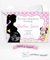 Minnie Mouse Baby Shower Invitations