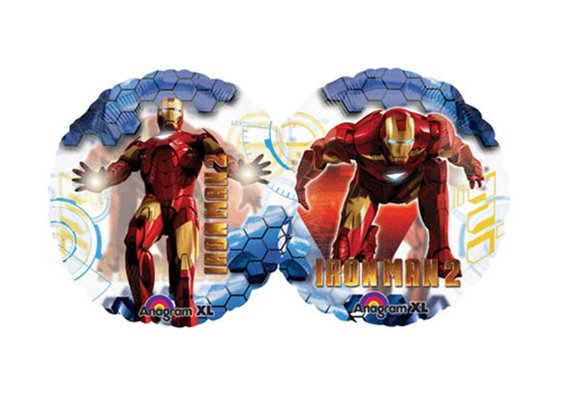 26" Iron Man 2 See Thru Birthday Balloon