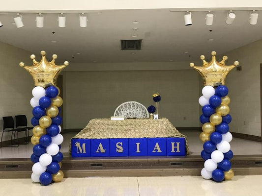 Crown Prince King Balloon Columns