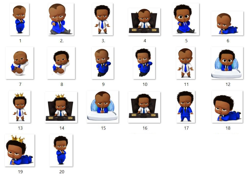 African American Boss Baby 