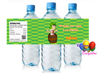 El chavo del 8 birthday water bottle labels