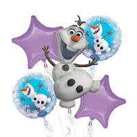 Olaf Disney Frozen Balloon Birthday Bouquet 5pc