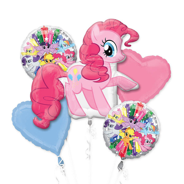 My Little Pony Pinkie Pie Birthday Balloons Bouquet 5pc