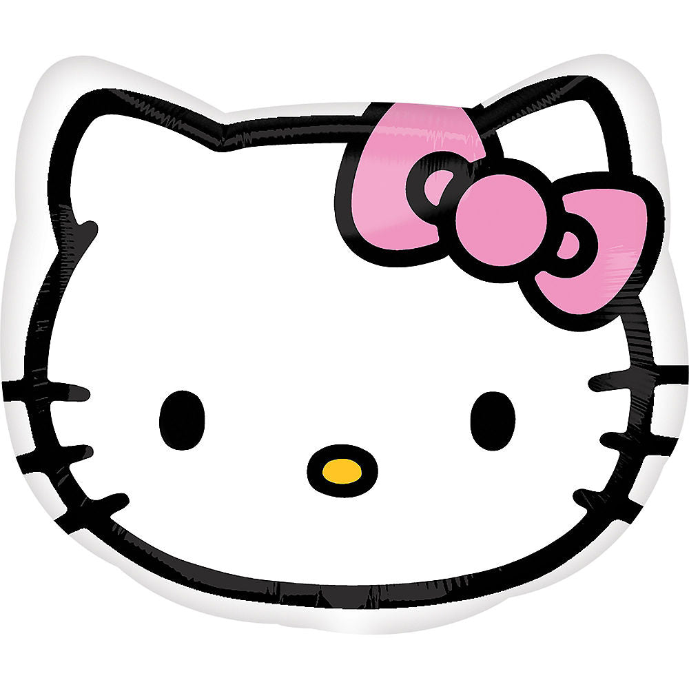 Hello Kitty Head Shape Birthday Balloon