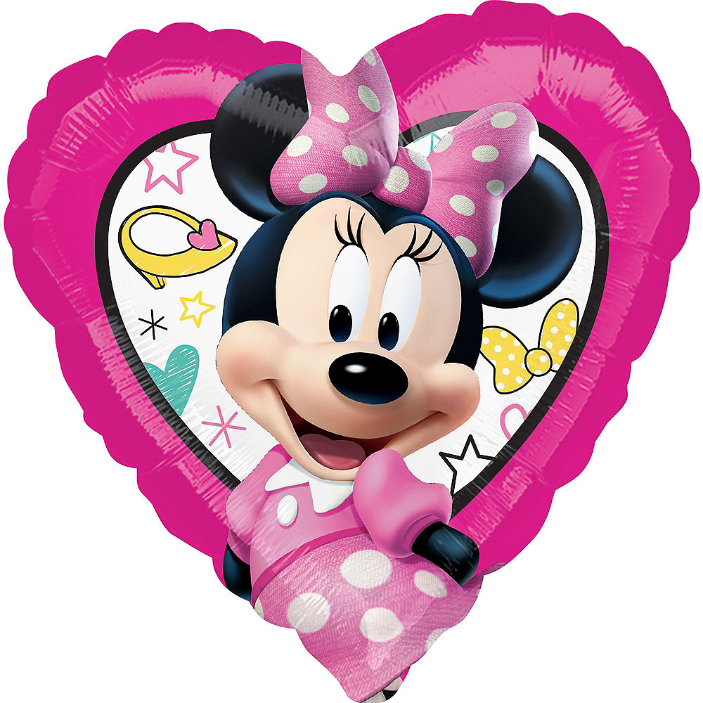 Disney Minnie Mouse Heart Shape Party Balloon