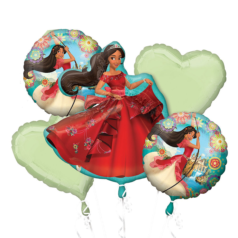 Princess Elena of Avalor Birthday Balloons Bouquet 5pc