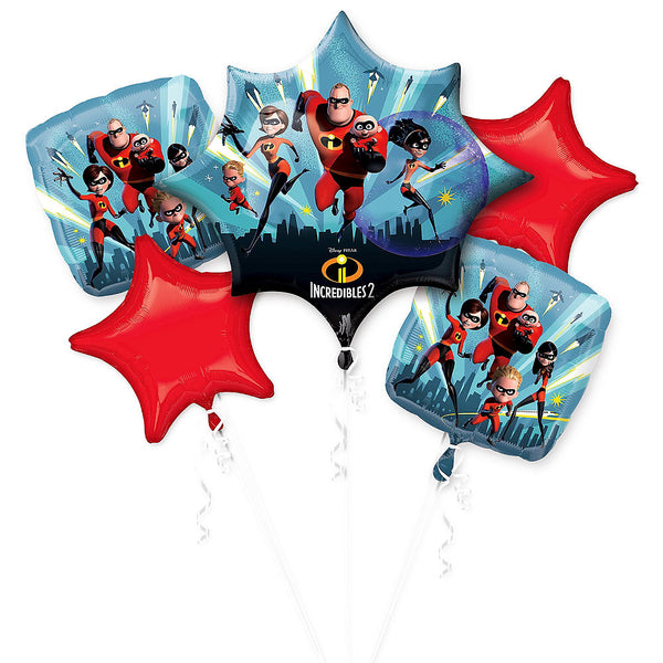 The Incredibles 2 Balloon Bouquet 5pc