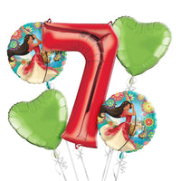 Princess Elena of Avalor 7th Birthday Balloons Bouquet