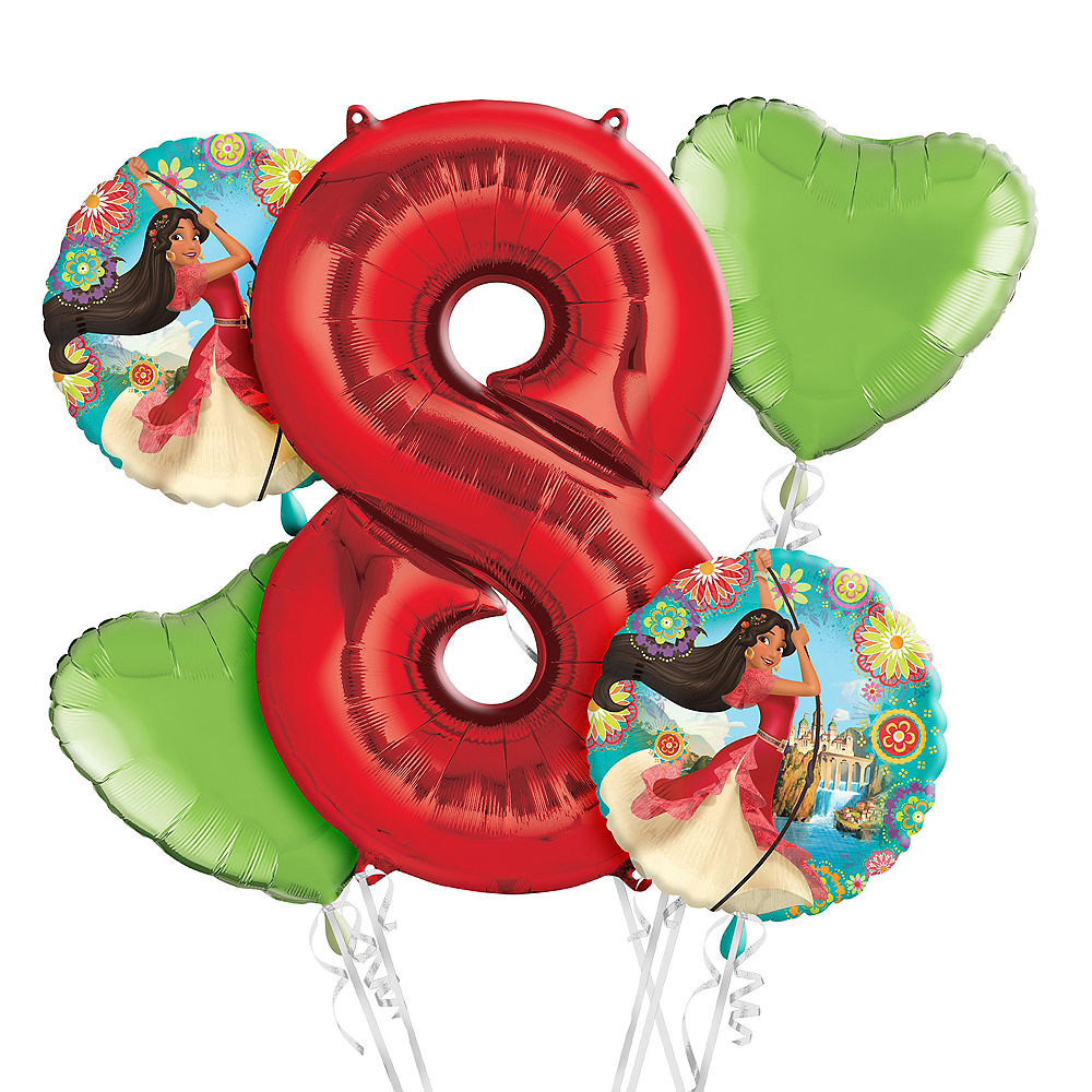 Princess Elena of Avalor 8th Birthday Balloons Bouquet