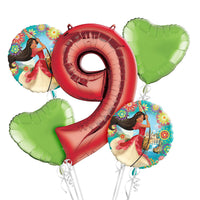 Princess Elena of Avalor 9th Birthday Balloons Bouquet