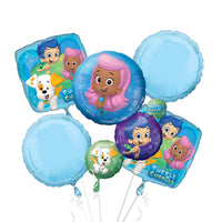 Bubble Guppies Birthday Balloon Bouquet 5pc