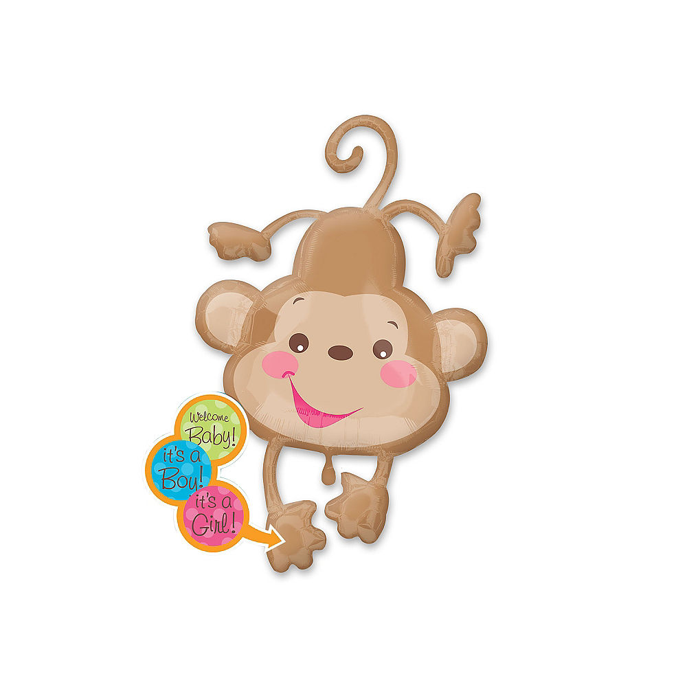 Fisher-Price Monkey Baby Shower Balloon