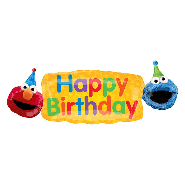 Sesame Street Birthday Banner Balloon
