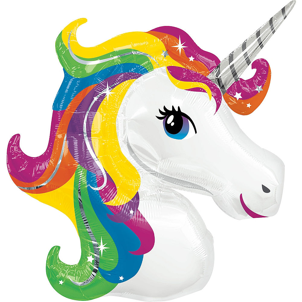 Rainbow Unicorn Birthday Balloon