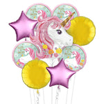 Magical Unicorn Balloon Birthday Bouquet Kit 17pc