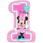Giant Minnie Mouse 1st Birthday Balloon