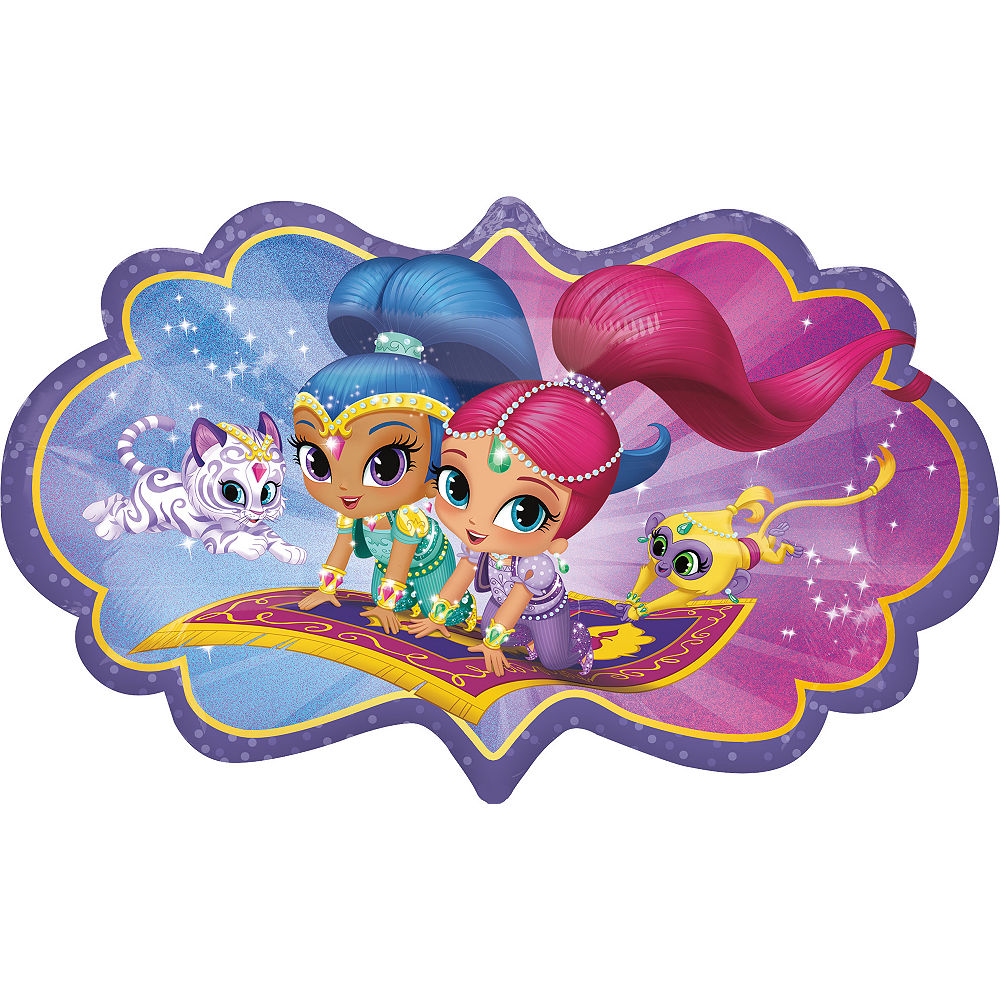 Giant Shimmer and Shine Birthday Balloon