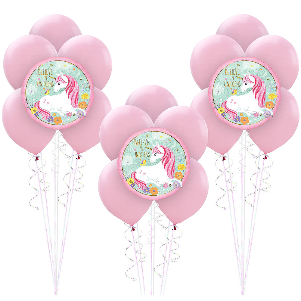 Magical Unicorn Birthday Balloons 18pc