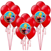 Sesame Street Fun Elmo Birthday Balloons 18pc