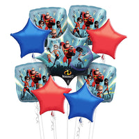 Deluxe The Incredibles 2 Balloons Bouquet 13pc