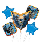 Cape Batman Birthday Balloon Bouquet 5pc
